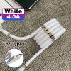Magic Rope USB-C Magnetic Cable Type C USB Cable 4A Phone Fast Charging Data Sync Cord For Samsung A51 S10 S20 Charging Cable
