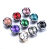 DIY Snap Jewelry 18mm Glass Watch Snap Buttons Interchangeable Jewelry Accessory Snap Button Jewelry for Snaps Bracelet