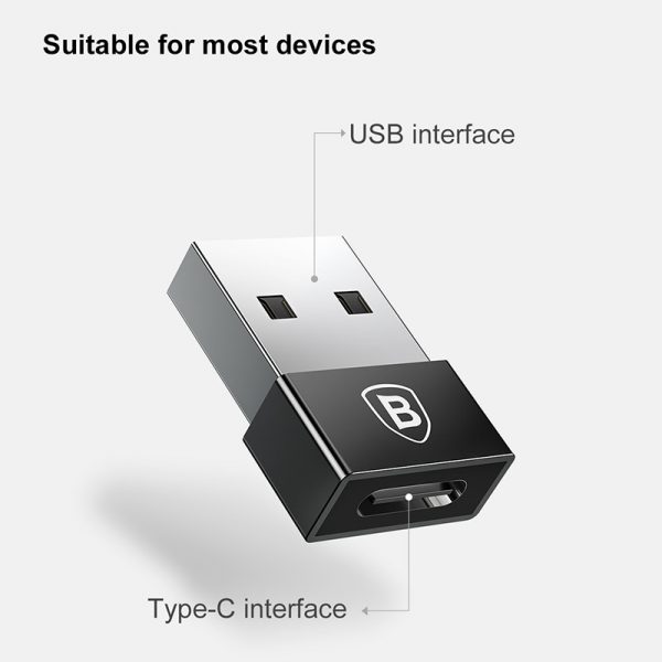 Baseus USB to USB Type C OTG Adapter USB-C Converter Type-c Adapter For Samsung S20 Xiaomi Mi 9t Oneplus 7 6t USB OTG Connector