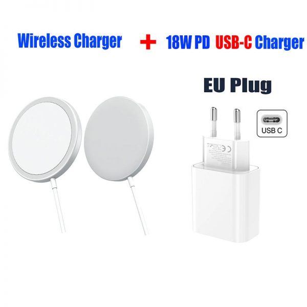 15W Magnet Wireless Charger for iPhone12 Pro Max Mobile Phone Magnetic Charger MagnetSafe For iPhone 12 Mini