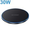 FDGAO 30W Fast Wireless Charger For Samsung S10 S20 S9 Note 20 10 9 USB C Qi Charging Pad for iPhone 12 11 XS XR X 8 Airpods Pro