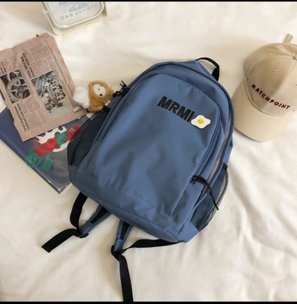 Fashion Nylon School Bag Korean Version of Harajuku Large Capacity Backpack Campus Simple Multifunctional Ladies Bags Sac A Dos