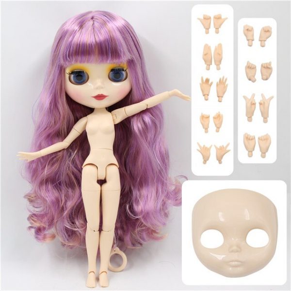 ICY DBS Blyth Doll 1/6 bjd joint body ob24 TOY gift hands and faceplate naked doll 30cm on sale