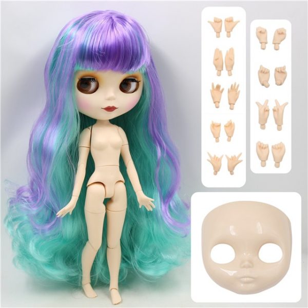 ICY DBS Blyth Doll 1/6 bjd joint body ob24 TOY gift hands and faceplate naked doll 30cm on sale