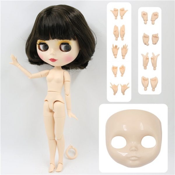 ICY DBS Blyth Doll 1/6 bjd joint body ob24 TOY gift hands and faceplate naked doll 30cm on sale