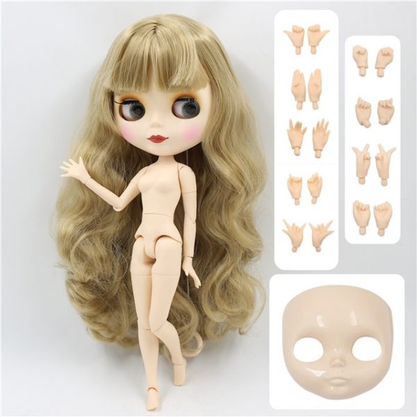 ICY DBS Blyth Doll 1/6 bjd joint body ob24 TOY gift hands and faceplate naked doll 30cm on sale