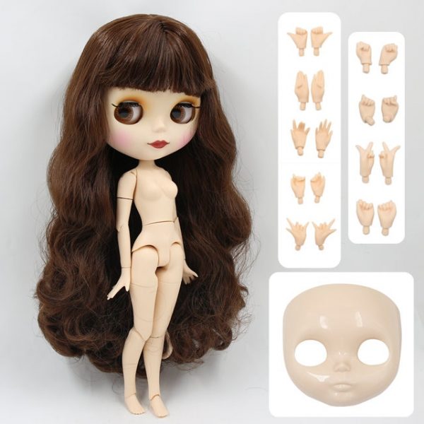 ICY DBS Blyth Doll 1/6 bjd joint body ob24 TOY gift hands and faceplate naked doll 30cm on sale