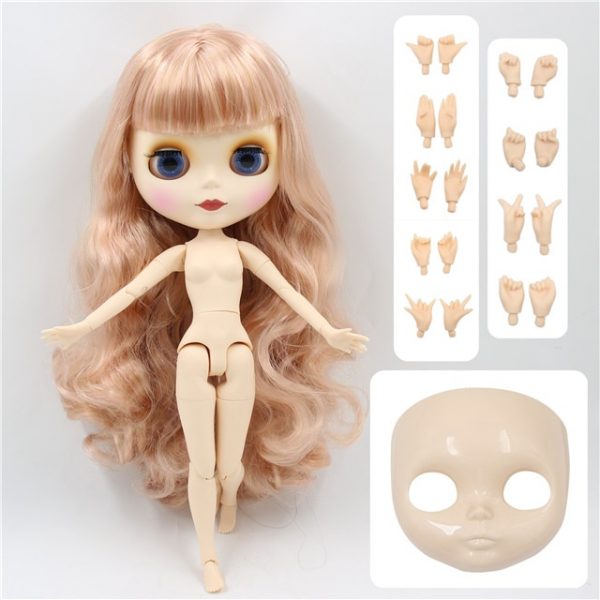 ICY DBS Blyth Doll 1/6 bjd joint body ob24 TOY gift hands and faceplate naked doll 30cm on sale