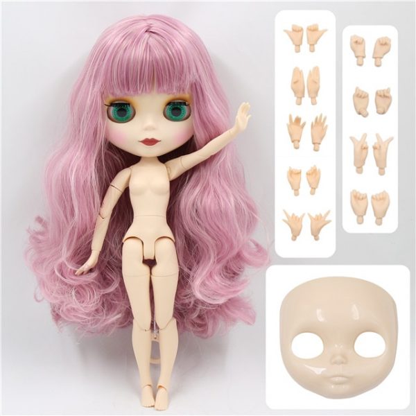 ICY DBS Blyth Doll 1/6 bjd joint body ob24 TOY gift hands and faceplate naked doll 30cm on sale