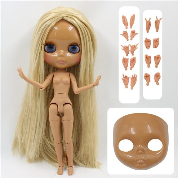 ICY DBS Blyth Doll 1/6 bjd joint body ob24 TOY gift hands and faceplate naked doll 30cm on sale