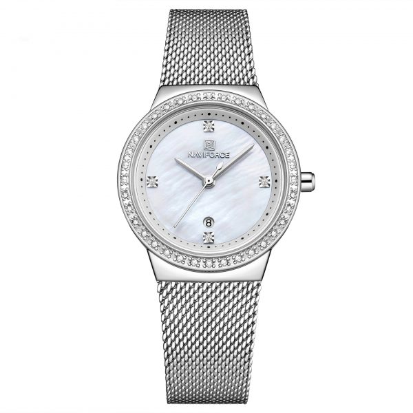 NAVIFORCE 5005 Diamonds Casual Style Ladies Wrist Watch