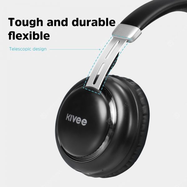 KIVEE BXV2 Fashion V5.0 HiFi Bluetooth Headphones Wireless Headset Gamer Multifunction Earphone For IPhone Xiaomi Huawei Phone