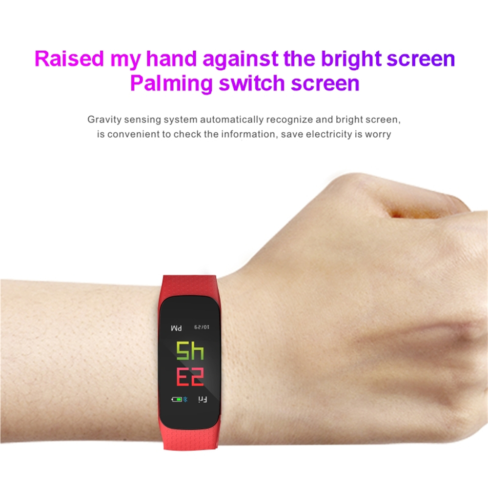 L6 Color Screen Smart Bracelet Heart Rate Blood Pressure Call Reminder