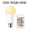 B22 15W RGB WW