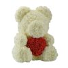 cream red bear