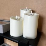 3Pcs/Set Remote Control LED Flameless Candle Lights New Year Candles Battery photo review