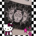 White Black Colorful Sun Moon Mandala Tapestry Wall Hanging Celestial Wall Tapestry Hippie Wall Carpets Dorm Decor Wall Tapestr photo review