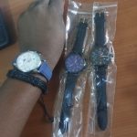 Men Sport Watch Stainless Steel Quartz Wristwatch Man Business Casual Simple Leather photo review