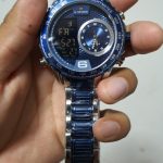 NAVIFORCE Luxury Brand New Watch for Men Stainless Steel Dual Display Quartz Wrist photo review