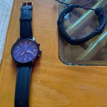 Men Sport Watch Stainless Steel Quartz Wristwatch Man Business Casual Simple Leather photo review