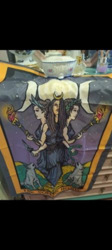 Tarot Tapestry Home Decor Tapestry Hippie Macrame Tapestry Wall Hanging Boho Decor  Witchcraft Tapestry photo review