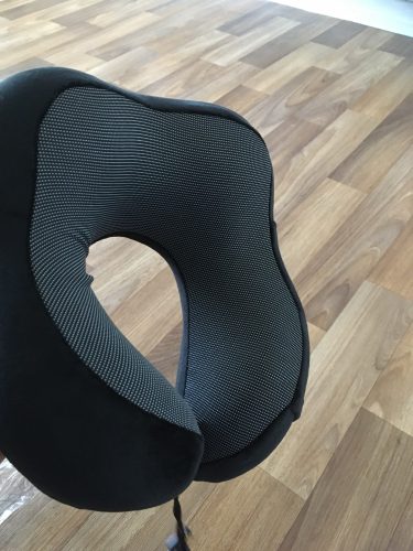 U Shaped Memory Foam Neck Pillows Soft Travel Pillow Neck Cervical Airplane Pillow 30*28*14CM Cervical Travel Healthcare Bedding photo review