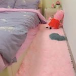Pink Carpet for Girls Shaggy Children's Floor Soft Mat Living Room Decoration Teen Doormat Nordic Red Fluffy Large Size Rugs photo review