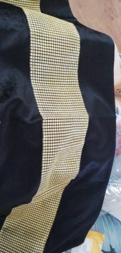 high quality Gold Rhinestones Table Runner luxurious faux silk Flannel Diamond Table Runners Pillow Case Table Mat For homeParty photo review