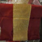 high quality Gold Rhinestones Table Runner luxurious faux silk Flannel Diamond Table Runners Pillow Case Table Mat For homeParty photo review