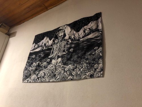 Simple Skull printing big wall mounted cheap hippie wall hanging bohemian wall tapestry mandala wall art decoration photo review