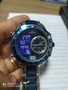 NAVIFORCE Luxury Brand New Watch for Men Stainless Steel Dual Display Quartz Wrist photo review