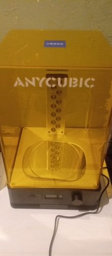 ANYCUBIC Wash & Cure 2.0 For Mars Photon Mono LCD SLA DLP 3D Printer Models UV Rotary Curing Resin Cleaning Machine 2 in 1 photo review
