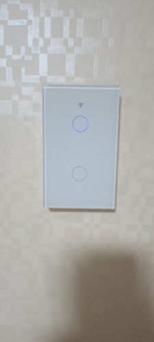 NEW WiFi Smart Light Switch RF433 No Neutral Wire Single Fire Smart Life Tuya App Control Works with Alexa Google Home 110V 220V photo review