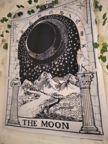 Mandala Tapestry Tarot Card  Wall Hanging Astrology Divination Witchcraft Room Decor Bedspread Throw Cover Sun Moon Wall Decor photo review