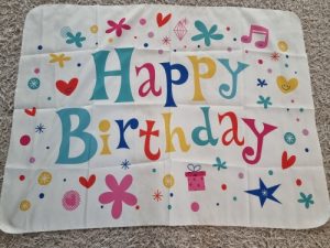 Happy Birthday Background Tapestry Cloth  Kawaii Children's Room Wall Decoration Girls' Dormitory Cartoons Home Party Decor photo review