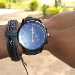 Men Sport Watch Stainless Steel Quartz Wristwatch Man Business Casual Simple Leather photo review