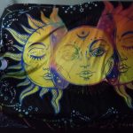 White Black Colorful Sun Moon Mandala Tapestry Wall Hanging Celestial Wall Tapestry Hippie Wall Carpets Dorm Decor Wall Tapestr photo review