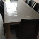 PVC Table Mat Transparent D' Waterproof Tablecloth Oil Tablecloth with Kitchen Pattern Glass Soft Cloth table cover 1.0 mm photo review