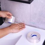 Kitchen Sink Waterproof Sticker Anti-mold Waterproof Tape Bathroom Countertop Toilet Gap Self-adhesive Seam Sticker home Kitchen photo review