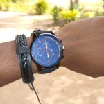 Men Sport Watch Stainless Steel Quartz Wristwatch Man Business Casual Simple Leather photo review