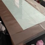 PVC Table Mat Transparent D' Waterproof Tablecloth Oil Tablecloth with Kitchen Pattern Glass Soft Cloth table cover 1.0 mm photo review