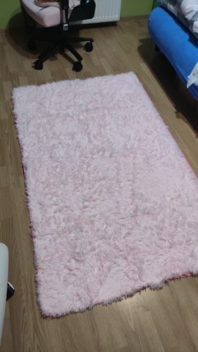 Pink Carpet for Girls Shaggy Children's Floor Soft Mat Living Room Decoration Teen Doormat Nordic Red Fluffy Large Size Rugs photo review