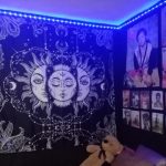 White Black Colorful Sun Moon Mandala Tapestry Wall Hanging Celestial Wall Tapestry Hippie Wall Carpets Dorm Decor Wall Tapestr photo review