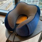 U Shaped Memory Foam Neck Pillows Soft Travel Pillow Neck Cervical Airplane Pillow 30*28*14CM Cervical Travel Healthcare Bedding photo review