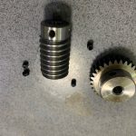 1M Worm Gear drive 1:20/30/40/50 Speed Ratio 40cr High quality Precision Worm 6/8MM photo review