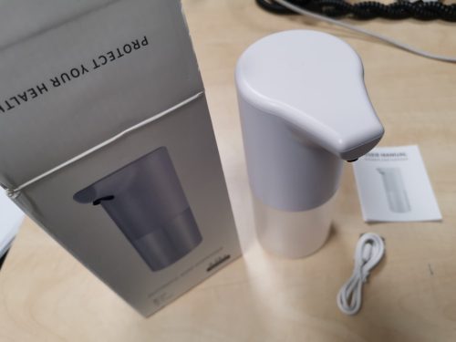 Touchless Automatic Soap Dispenser USB Charging Smart Foam Machine Infrared Sensor Foam Soap Dispenser Hand Sanitizer photo review