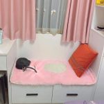 Pink Carpet for Girls Shaggy Children's Floor Soft Mat Living Room Decoration Teen Doormat Nordic Red Fluffy Large Size Rugs photo review