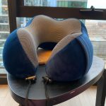 U Shaped Memory Foam Neck Pillows Soft Travel Pillow Neck Cervical Airplane Pillow 30*28*14CM Cervical Travel Healthcare Bedding photo review