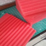 24PCS 300x300x25mm Studio Acoustic Foam Sound Proofing Protective Sponge Soundproof Absorption Treatment Panel Sealing Strips photo review