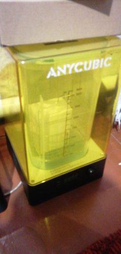 ANYCUBIC Wash & Cure 2.0 For Mars Photon Mono LCD SLA DLP 3D Printer Models UV Rotary Curing Resin Cleaning Machine 2 in 1 photo review